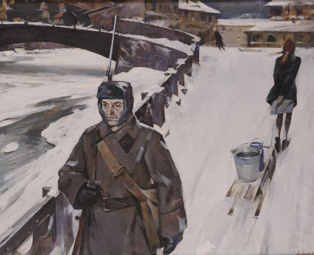 Ломакин О.Л. Ленинград. 1942 год. 1977 Ломакин О.Л. Ленинград. 1942 год. 1977